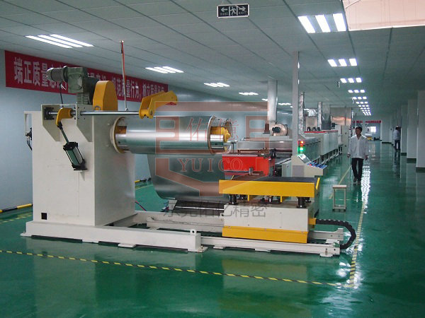 1.6米材料架整平機(jī)貼膜機(jī)收料機(jī)生產(chǎn)線
